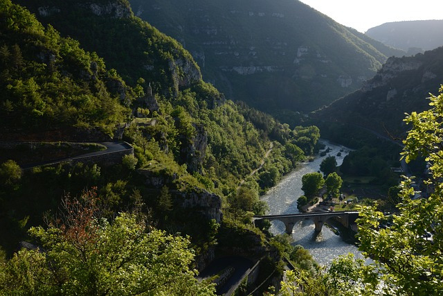 Gorges du tarn, nature, Cévennes. 